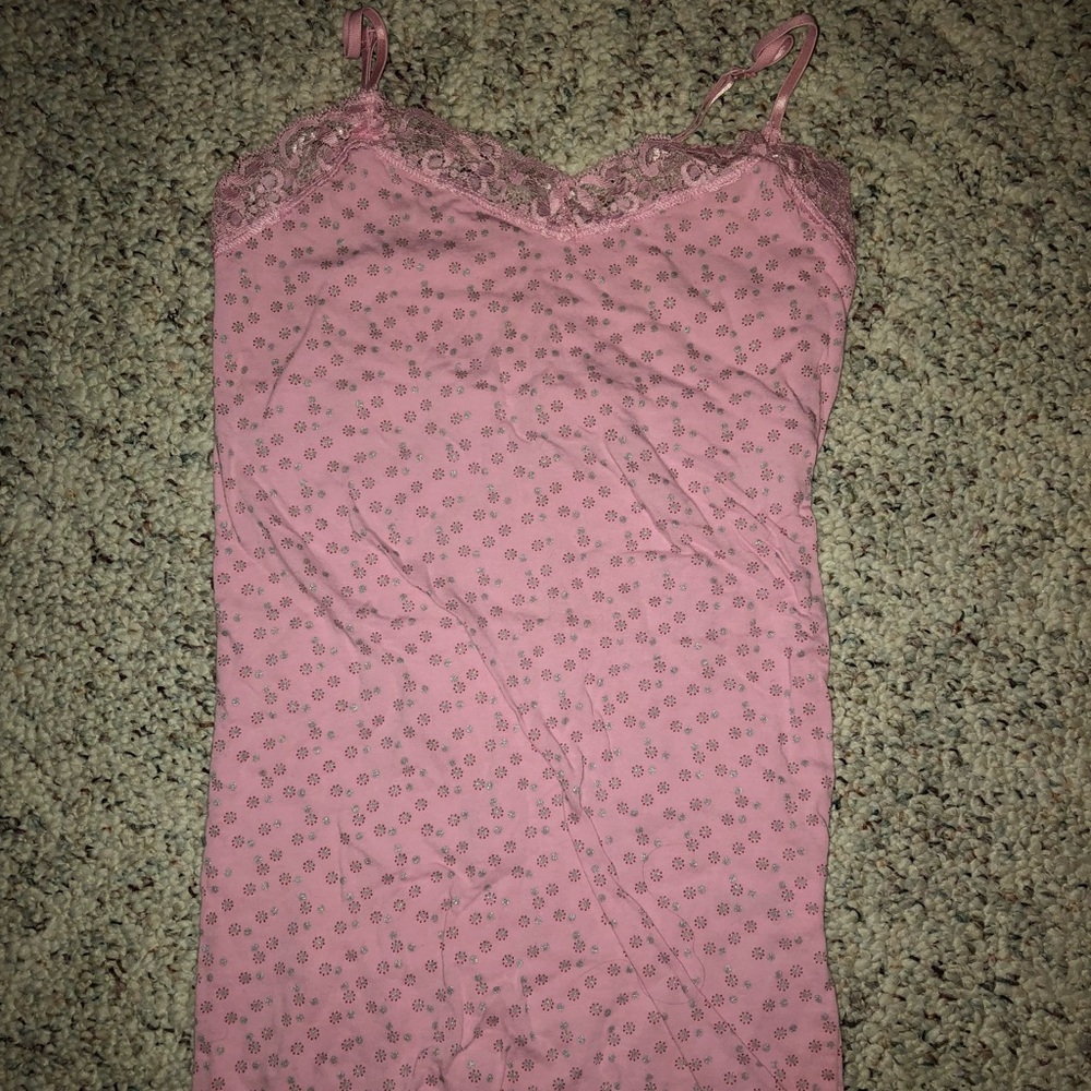 Pink floral Aeropostale camisole